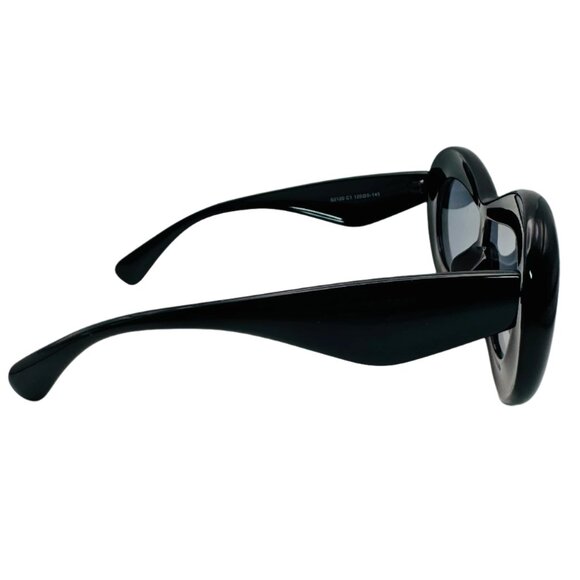 6186 | Black Futuristic Sunglasses - Picture 3 of 5
